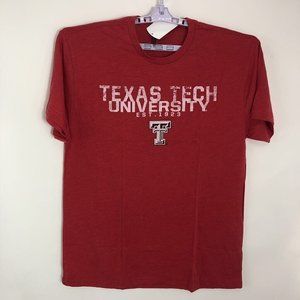 Texas Tech Red Raiders University Ouray Mens Graphic T-Shirt Red White XL New